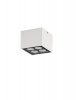 Minimalistyczna lampa sufitowa plafon LED aluminiowa biała kwadratowa IP54 klasyczna uniwersalna Luces Exclusivas 