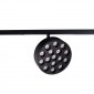 Lampa do szynoprzewodu LED czarna okrągła minimalistyczna nowoczesna On-Off- MICRO11 N0012N MAXLIGHT 