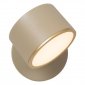 Nowoczesny kinkiet ścienny LED szary okrągły uniwersalny minimalistyczny metalowy ściemnialny GIAN 44217/08/41 Lucide 