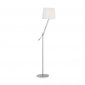 Lampa Podłogowa Srebrno Biała REGOL 014609 IDEAL LUX 