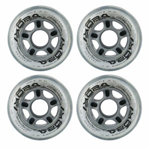 4 kółka Nils 76mm 82A (przezroczyste)