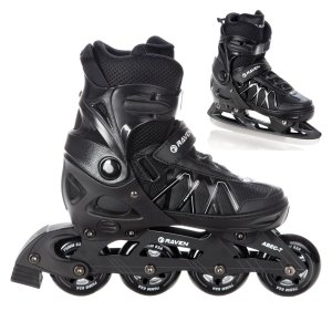 Rolki z wymienną płozą Raven Expert (black)