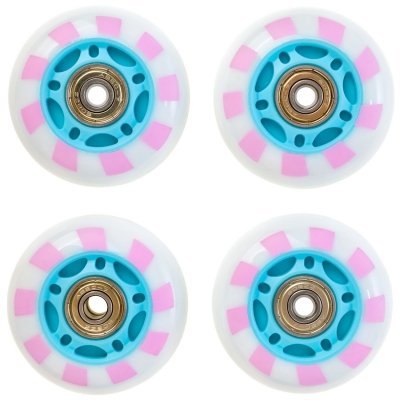 4 świecące kółka Raven Caramell 64mm z łożyskami