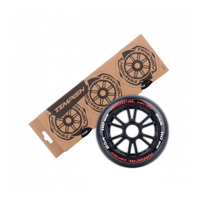 3 kółka Tempish Radical PU 85A 100mm (czarne)