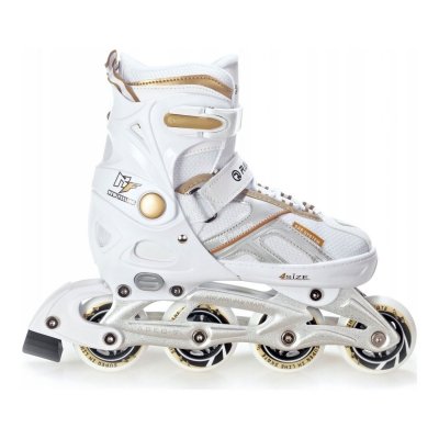 Rolki Raven Pulse (white/gold)