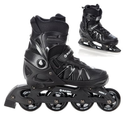 Rolki z wymienną płozą Raven Expert (black)