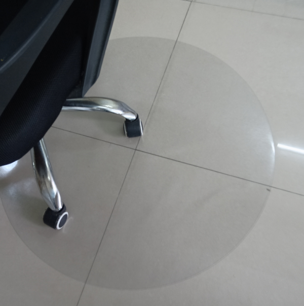 Mata podkładka ochronna okrągła poliwęglanowa pod krzesło 1 mm fi 125 cm