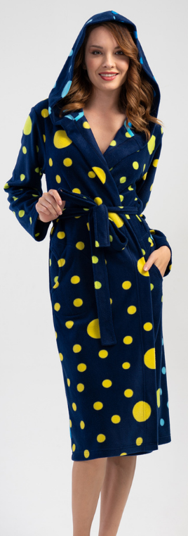 Vienetta Długi Polarowy Szlafrok - KOŁA R: