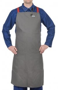 WELDAS-38-4342 Arc Knight® fartuch spawalniczy, wysokiej odporności trudnopalna bawełna 520 gr./m2 (107 cm/60 cm) dł x szer. 