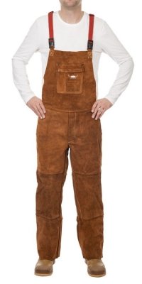 WELDAS-LAVA BROWN skórzane ogrodniczki spawalnicze 44-7440/7648 