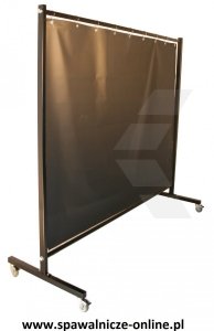 Parawan spawalniczy OPEN WELD SOLID HD z kurtynami zbrojonymi 1450x1900 szer x wys (mm)