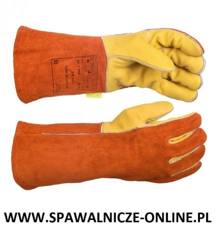 WELDAS-Rękawica spawalnicza z dłonią wykonaną z licowej skóry wołowej 10-2150 L