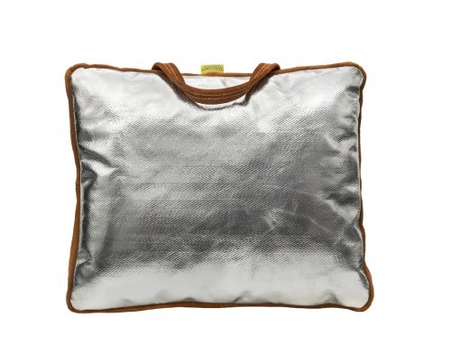 WELDAS - Lava Brown™ poduszka spawalnicza 44-7905 ; dwoinowa, brązowa, skóra wołowa z jednej strony a z drugiej PFR Rayon, rozmiar: 39 x 33 x 3 cm.