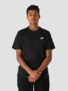 Nike t-shirt męski czarny Club Tee AR4997-013