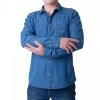 Tommy Jeans Koszula męska Tjm Cotton Denim Shirt Mid Indigo Dm0Dm08399-447