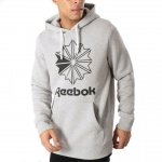 Reebok C Big Logo Hoodie DT8131 Herrenbluse In Grau Sweatshirt mit Kapuze