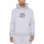 Fubu bluza męska Z Kapturem Szara Script Essential Hoodie 6093677