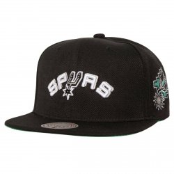 Mitchell & Ness czapka z daszkiem NBA San Antonio Spurs Triple Play Snapback HS8578-SASBLCK 