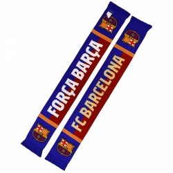 FC Barcelona szalik kibica dwustronny Double Knitted Scarf N33 5004BUD33