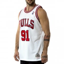 Mitchell & Ness koszulka męska Chicago Bulls NBA Swingman Jersey Bulls 97-98 Dennis Rodman SMJYAC18079-CBUWHIT97DRD