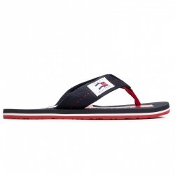 Tommy Hilfiger klapki japonki Badge Beach Sandal FM0FM03379-DW5