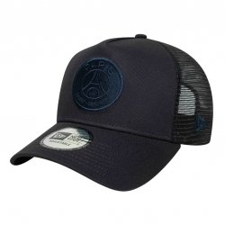 New Era czapka z daszkiem Trucker Cap Paris Saint-Germain granatowa 60751969
