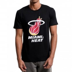 Mitchell & Ness t-shirt NBA Team Logo Tee Miami Heat BMTRINTL1051-MHEBLCK