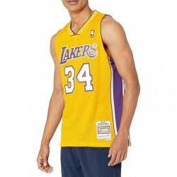 Mitchell & Ness koszulka męska Los Angeles Lakers NBA Swingman Home Jersey Lakers 99 Shaquille O`Neal SMJYGS18179-LALLTGD99SON