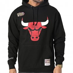 Mitchell & Ness bluza męska Chicago Bulls Team Logo Hoody HDSSINTL1050-CBUBLCK
