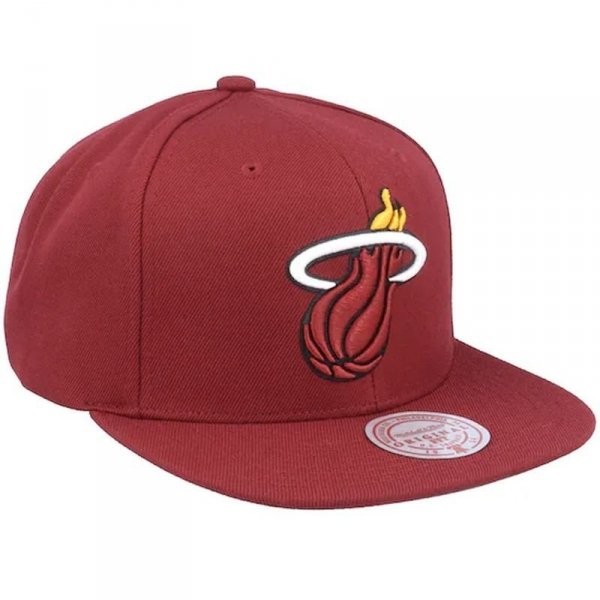 Mitchell &amp; Ness czapka z daszkiem NBA Miami Heat Top Spot Snapback Hwc Heat HHSS3256-MHEYYPPPMARO