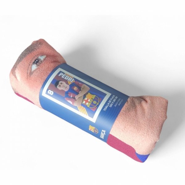 FC Barcelona ręcznik plażowy Pedri mikrofibra 70X140 120010