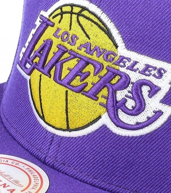 Mitchell &amp; Ness czapka z daszkiem NBA Los Angeles Lakers Top Spot Snapback Hwc Lakers HHSS3256-LALYYPPPPURP