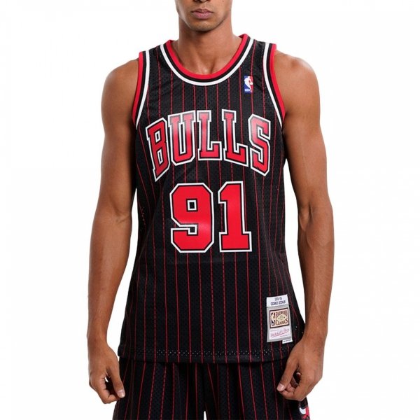 Mitchell &amp; Ness koszulka męska Chicago Bulls NBA Swingman Alternate Jersey Bulls 95 Dennis Rodman SMJYGS18150-CBUBLCK95DRD