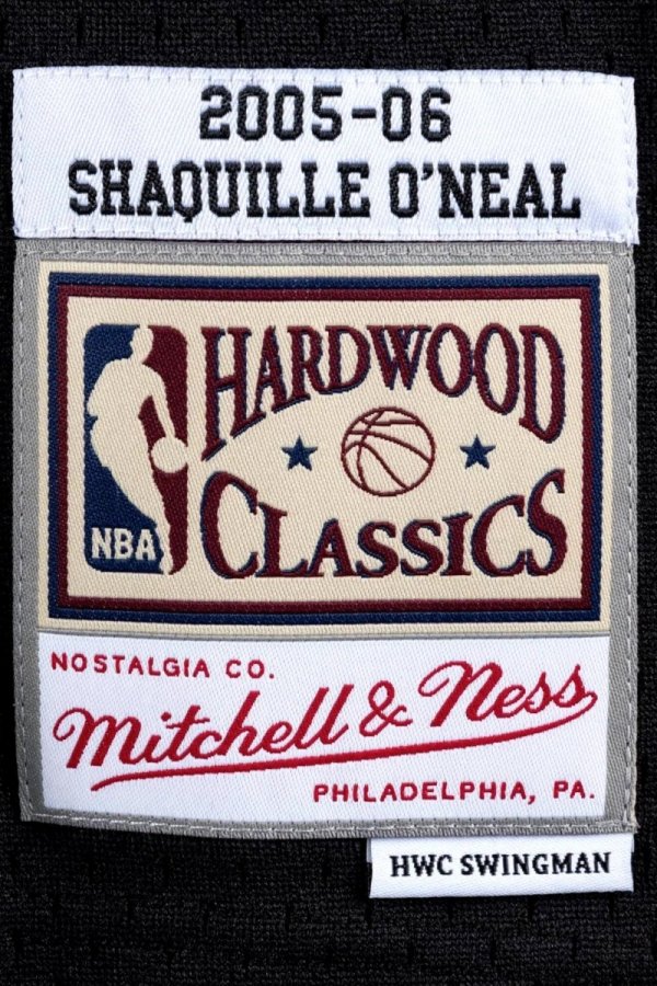 Mitchell &amp; Ness koszulka męska NBA Swingman Miami Heat Shaquille O`Neal SMJYAC18017-MHEBLCK05SON 