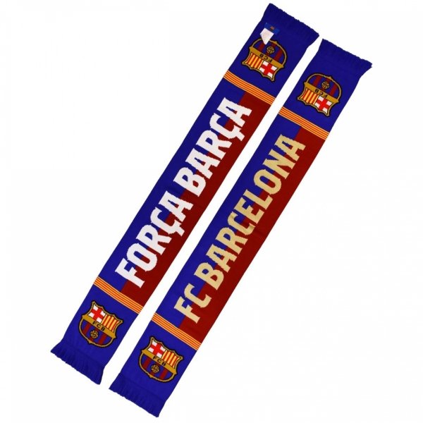 FC Barcelona szalik kibica dwustronny Double Knitted Scarf N33 5004BUD33