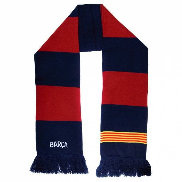 FC Barcelona szalik kibica dwustronny double vertical scarf 5004BUD22