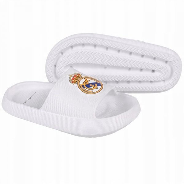 Real Madryt klapki junior beach pool flip flops white EVA 2300006820B
