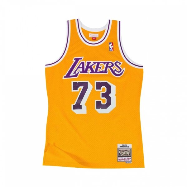 Mitchell &amp; Ness koszulka męska Los Angeles Lakers NBA Swingman Jersey Lakers 1998 Dennis Rodman SMJYCP20064-LALGOLD98DRD