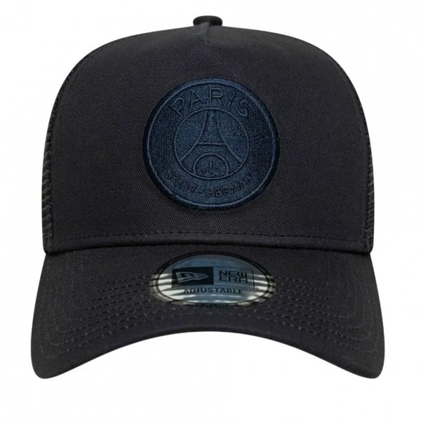 New Era czapka z daszkiem Trucker Cap Paris Saint-Germain granatowa 60751969