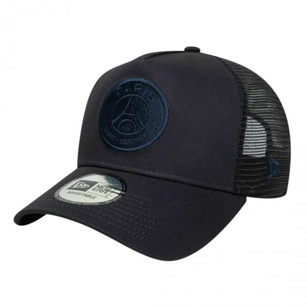 New Era czapka z daszkiem Trucker Cap Paris Saint-Germain granatowa 60751969