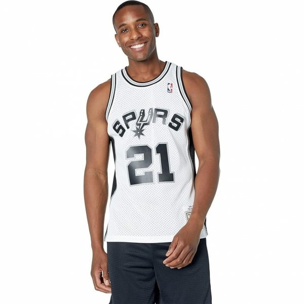 Mitchell &amp; Ness koszulka męska San Antonio Spurs NBA Swingman Jersey Duncan SMJYCP19247-SASWHIT98TDU 