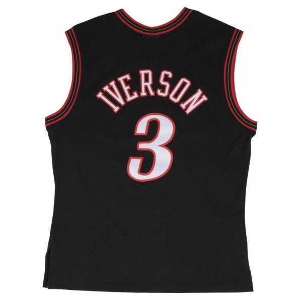Mitchell &amp; Ness koszulka męska Philadelphia 76ERS NBA Swingman Jersey Allen Iverson #3 SMJYGS18201-P76BLCK00AIV