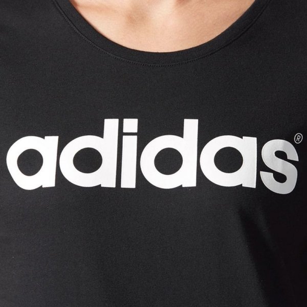 Adidas Neo t-shirt czarny bawełna W CE AY9636