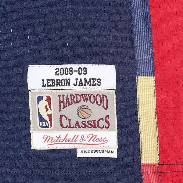 Mitchell &amp; Ness koszulka NBA Swingman Alternate Jersey Cavaliers 08 Lebron James SMJYGS18156-CCANAVY08LJAN