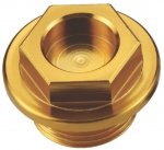 Accel korek wlewu oleju do Suzuki RM/RMZ (82-16) - złoty (GWINT M20X1,5)