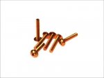 V PARTS (VICMA) ZESTAW ŚRUB OWIEWKI M5X30 (6SZT.) KOLOR POMARAŃCZOWY (IMBUSOWA PŁASKA)(TA530NO)