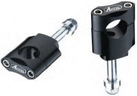 Accel mocowanie kierownicy 22,2mm wysokość 45mm ze śrubą M12 - srebrny 