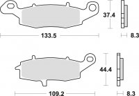 TRW klocki hamulcowe przód Suzuki GS 500 U ( 03-06) 