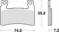 TRW klocki hamulcowe przód Honda CB 1300 F ( 03-04) 