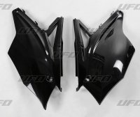 UFO BOCZKI TYLNE KAWASAKI KXF 450 '16-'18, KXF 250 '17-'20 KOLOR CZARNY 